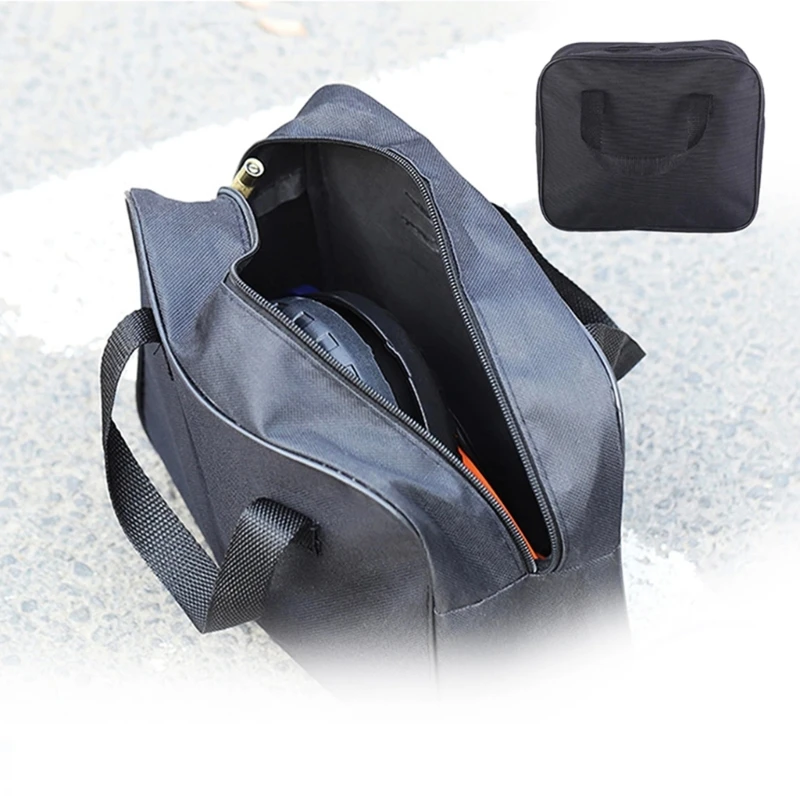 Borsa per attrezzi per la manutenzione portatile borsa per attrezzi da elettricista resistente all'usura in tessuto Oxford borsa per il trasporto della pompa dell'aria dell'auto Drop Shipping