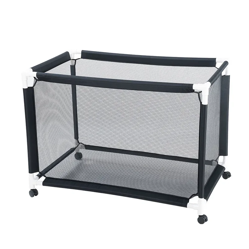 

Movable pool storage frame Pool storage basket Removable with wheels Pool bathroom dual-purpose