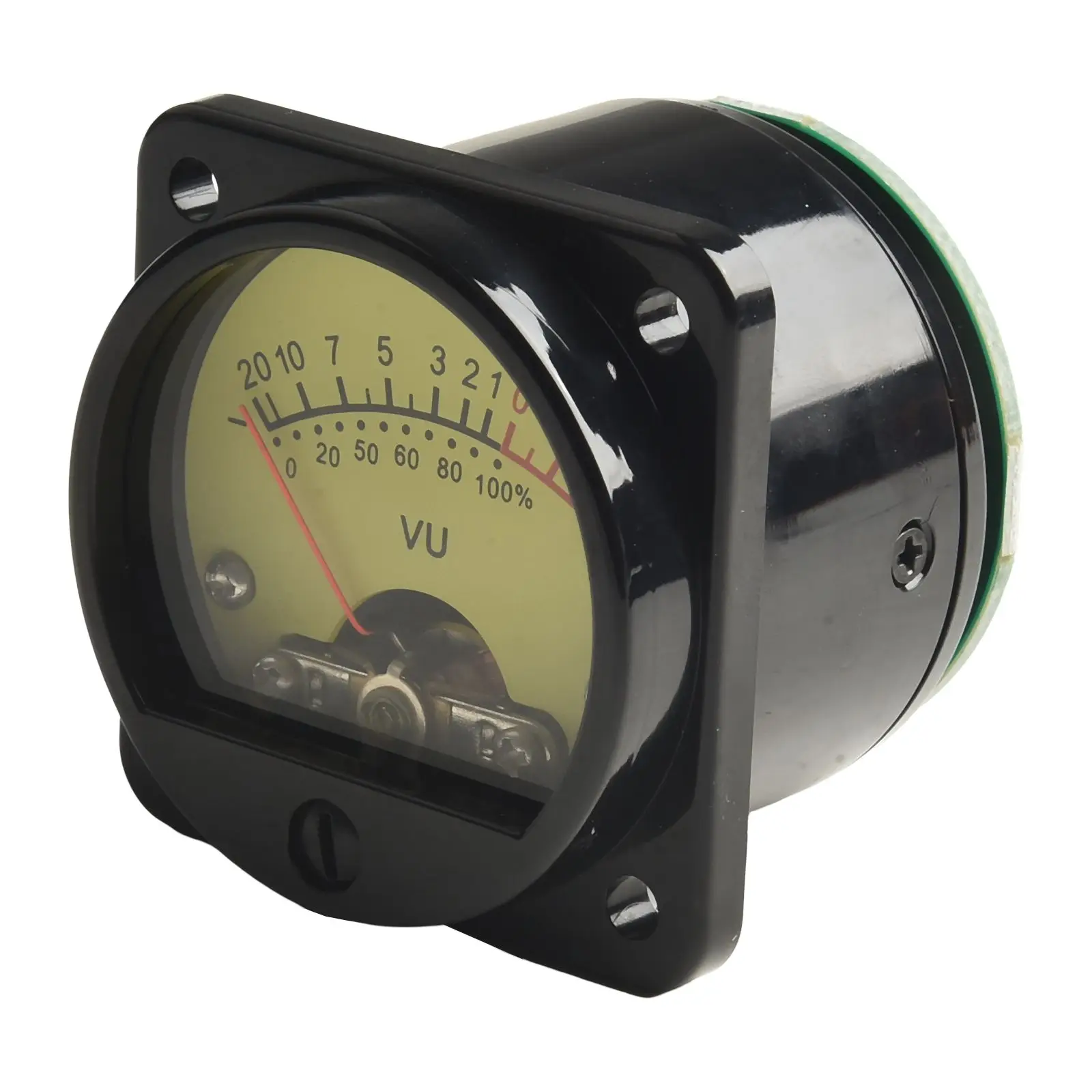 Chassis Hole Diameter About 44.8mm Power Meter Backlight Meter ABS And Metal Material DC Current 500uA DIY Mixer