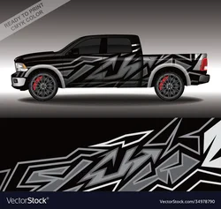Pickup Sticker Car Graphic Decal Full Body Racing Vinyl Wrap Car Full Wrap Sticker Decorative Car Decal Length 400cm Width 58cm