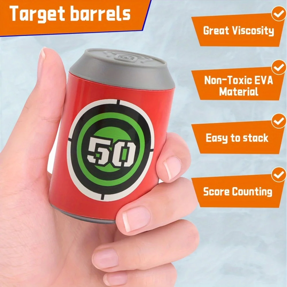 مجموعة واحدة من لعبة ممارسة الهدف الرصاصية الناعمة للأولاد ألعاب الحفلات ألعاب ممارسة الرماية التعليمية هدايا عيد الميلاد والعام الجديد للأطفال