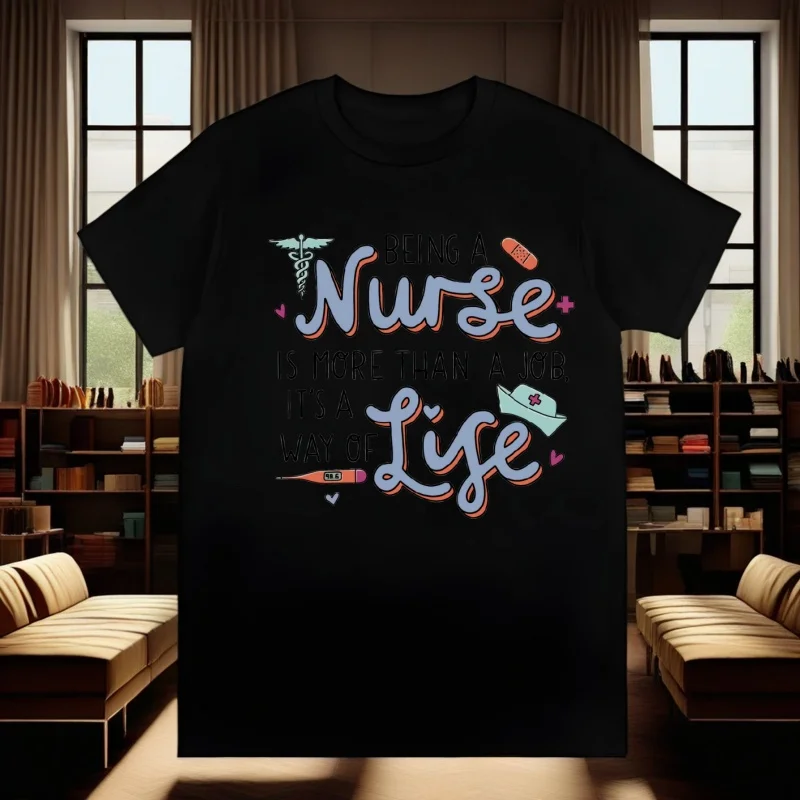 

we can do it nurse nurse life i'm a nurse Funny T Shirt Men New Casual Short Sleeve Tshirt Homme Manga Unisex T-shirt Tees