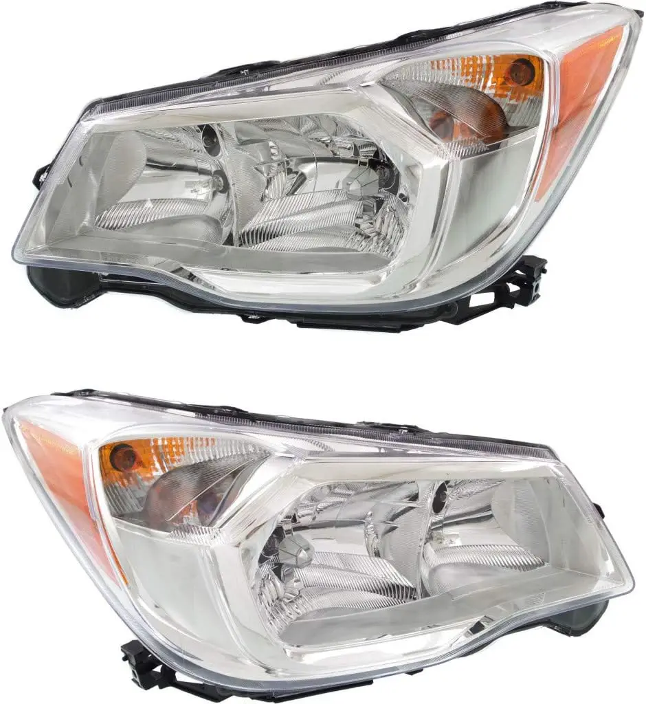 

Для Subaru Forester в сборе 2014 2015 2016, пара со стороны водителя и пассажира, хромированная рамка 2,5 л, сертифицированная DOT | SU2502145