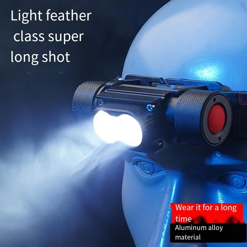 Catch the sea special charging, ultra-bright strong light headlight, ultra-long battery life head-mounted outdoor light