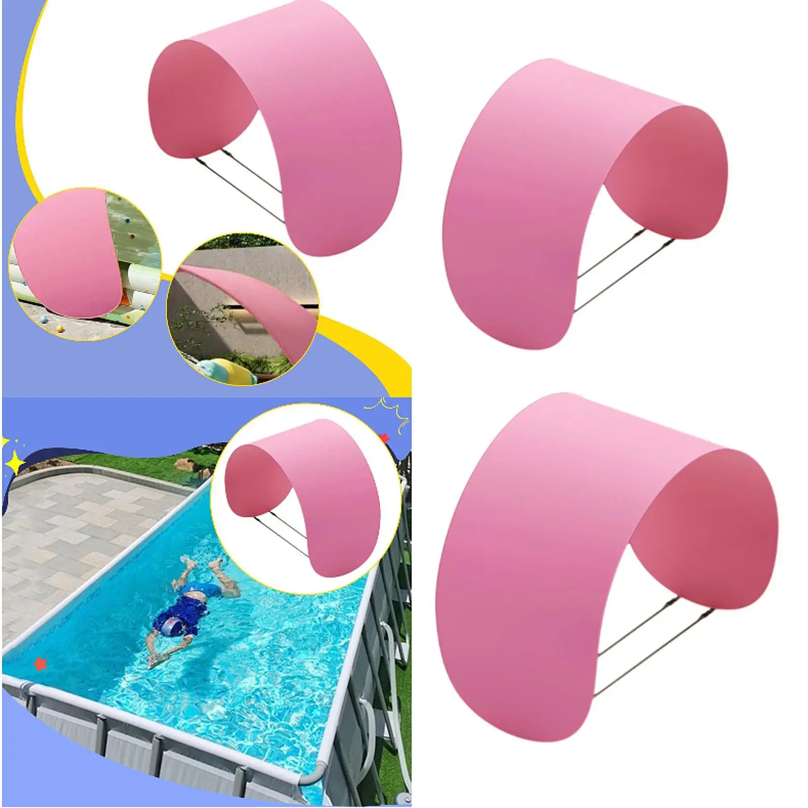 

Надувной навес для бассейна, подарок для семьи, забавный 1 семейный бассейн, солнцезащитный козырек для вечеринки на открытом воздухе, летний бассейн для детей на заднем дворе