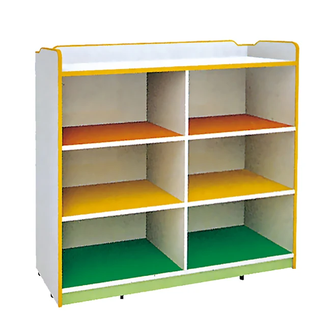 

Красочная мебель для детского сада, детский деревянный детский шкаф для хранения игрушек