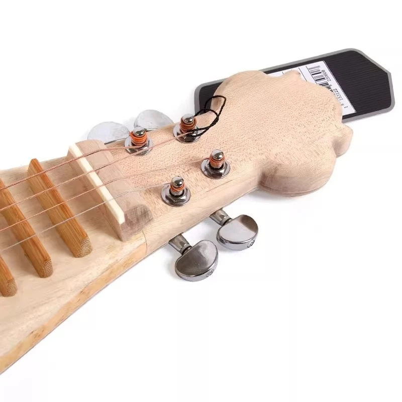Pipa finger training device TYP000 color wood material, beginner teaching, carry and use for short-distance travel