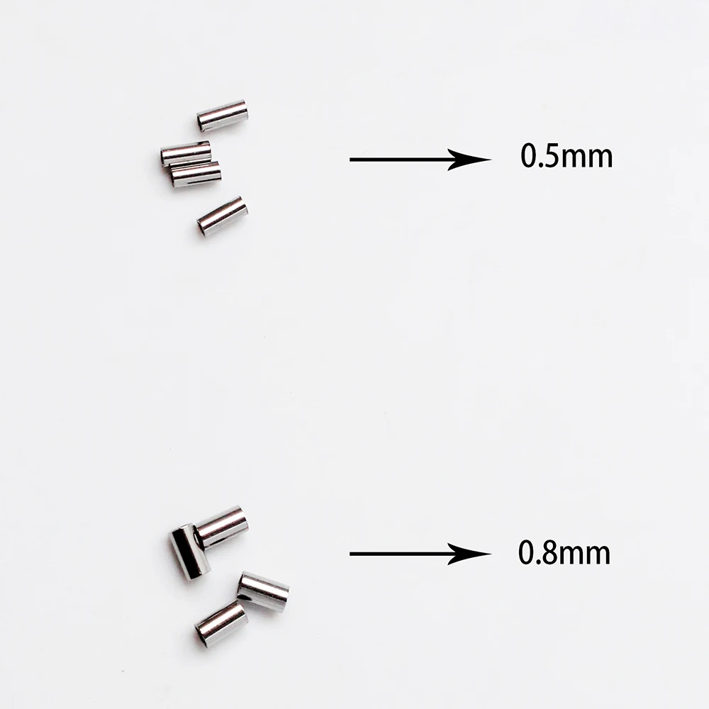 Dental Orthodontic Crimpable Hooks Mini Stops 0.5mm & 0.8mm Closed Archwire Stopper Dentistry Ortodoncia Tool