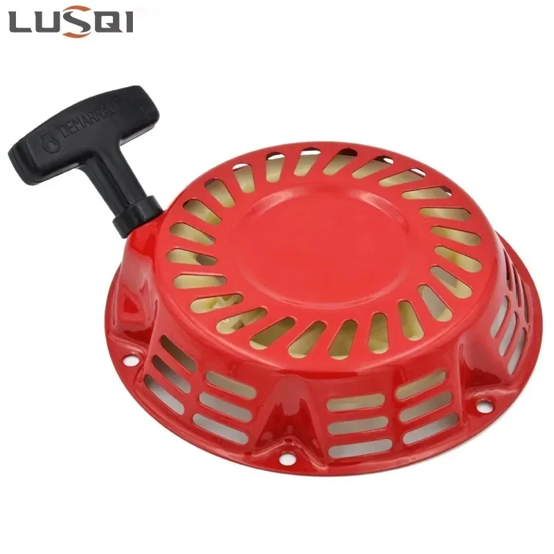 LUSQI Complete Recoil Starter Kit For Honda GX120 GX200 168F 170F 163CC 196CC Engine Lawn Mower Pull Start Assembly With Handle