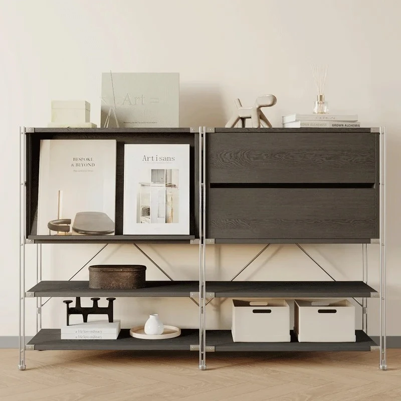 

MJY Home Shelf Sofa Side Cabinet Living Room Multifunctional Storage Drawer Bedside Table