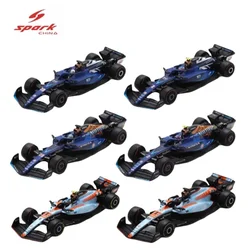 Spark 1/64 Williams FW45 F1 British Grand Prix diecast alloy model, children's collection toys, holiday gifts for children.