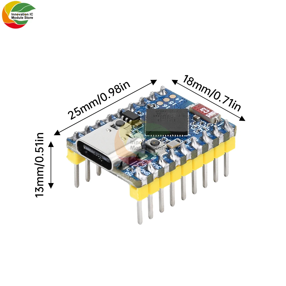 ESP32-S3 WiFi BT Mini Development Board Module Dual Core Processor Based on ESP32-S3 FH4R2