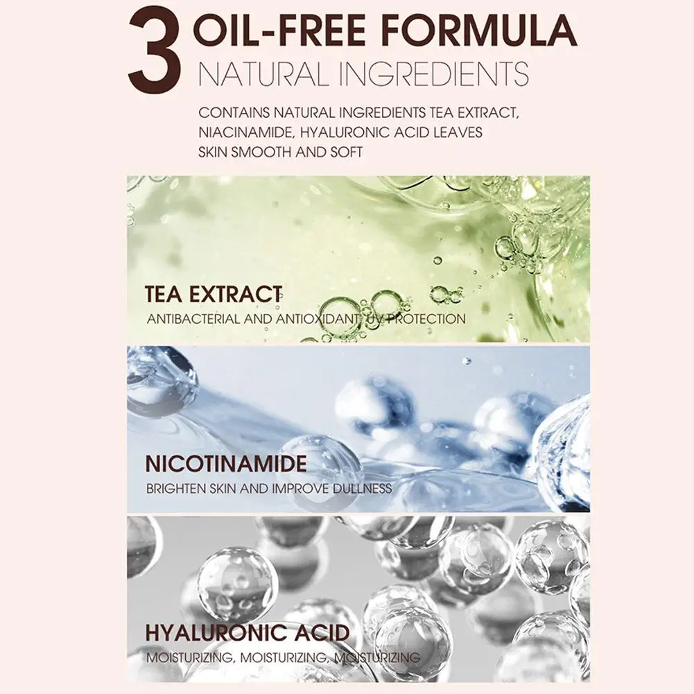 For O.TWO.O 20ml Invisible Pores Face Makeup Primer Face Up Base Moisture Soft Cream Make Oil-Control Whitening N3Z7