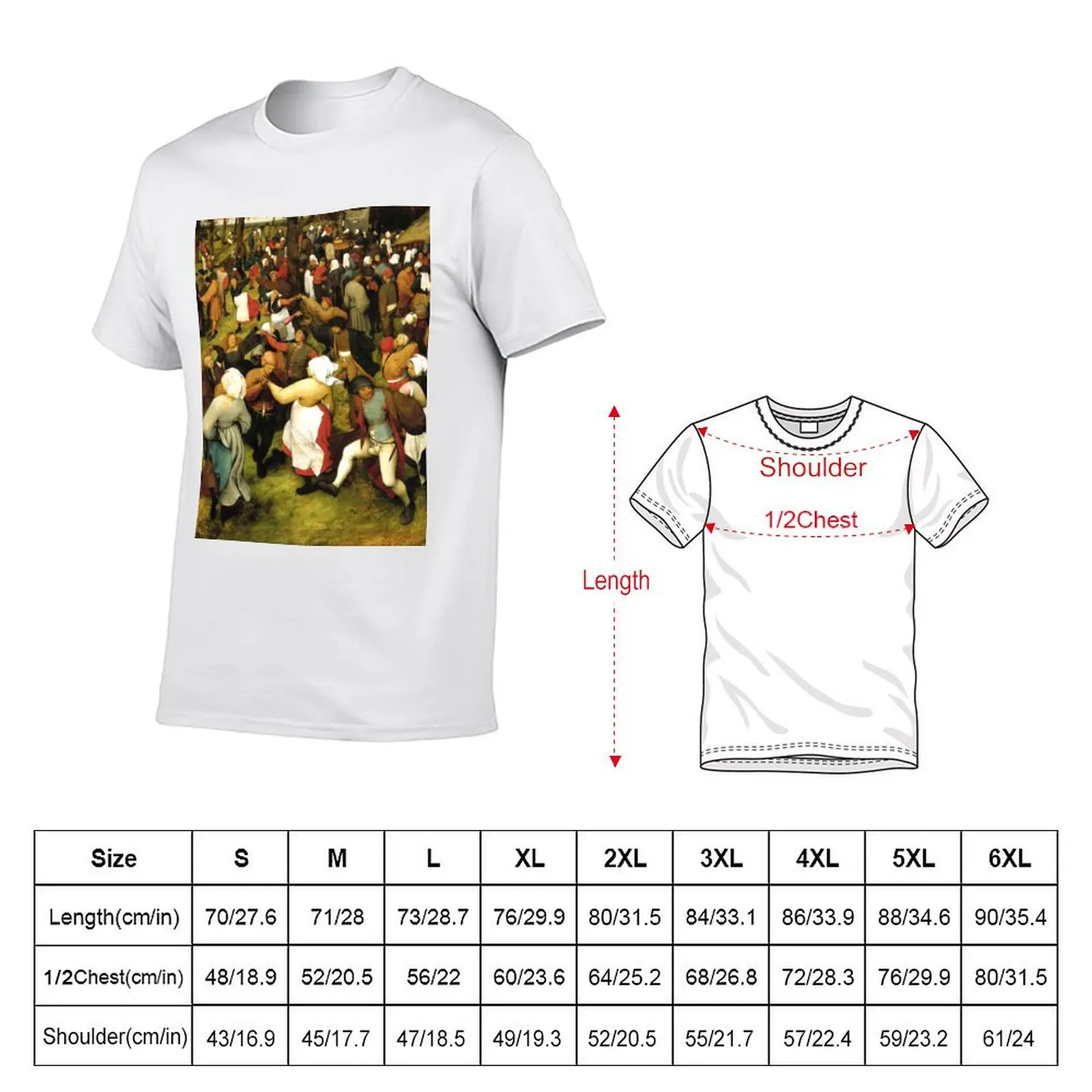 The (1526–1569) painter T-Shirt Flemish the with shirts Wedding prints Dance_Pieter Bruegel Elder t