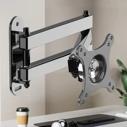 20° tiltable TV Wall Mount Bracket 360° Rotated Holder Universal TV Mount for 14 to 37 Inch Computer LCD LED Monitor Tablet PC
