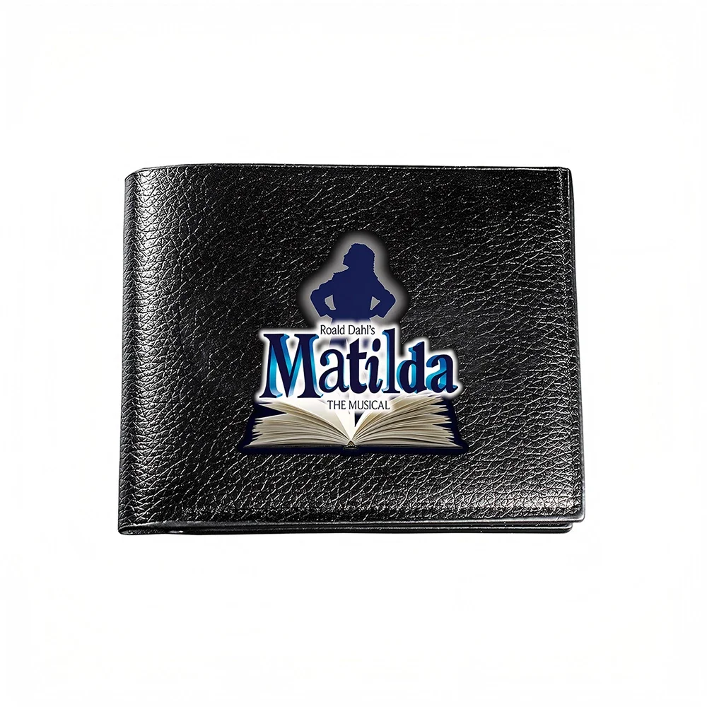 Matilda The Musical Logo Men's Wallet Card Holder Casual Business Fashion Design