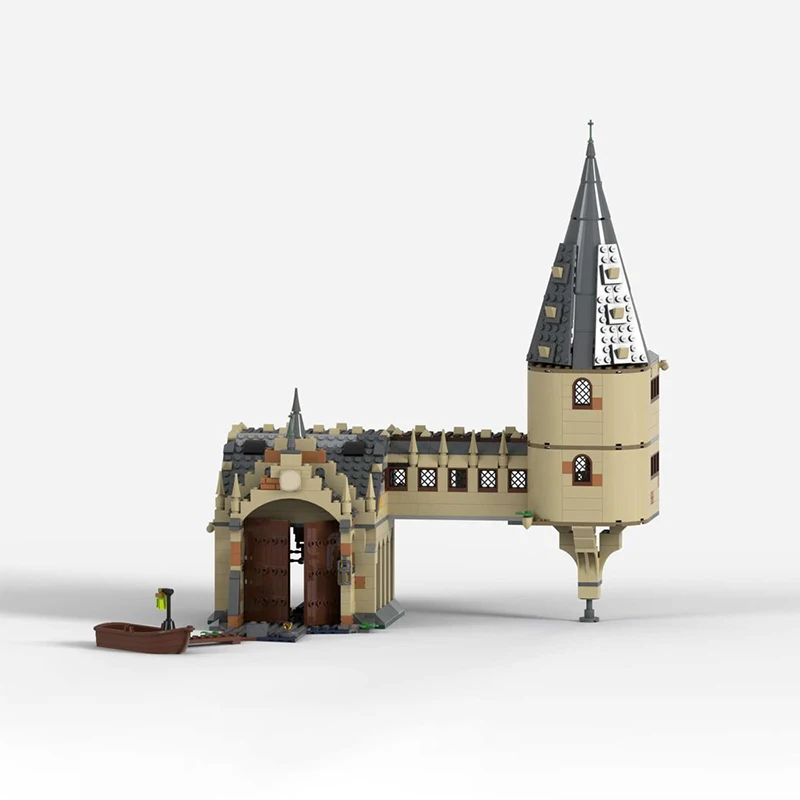 694pcs MOC Harry Bridge House Scenic DIY Model Bouwstenen Verjaardag Speelgoed Cadeau