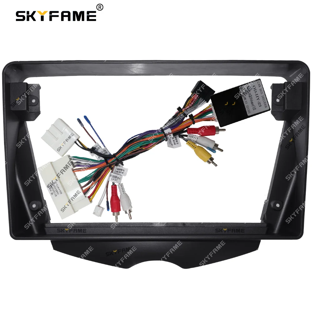 SKYFAME Car Fascia Frame Adapter Canbus Box Decoder Android Radio Dash Fitting Panel Kit For Hyundai Veloster