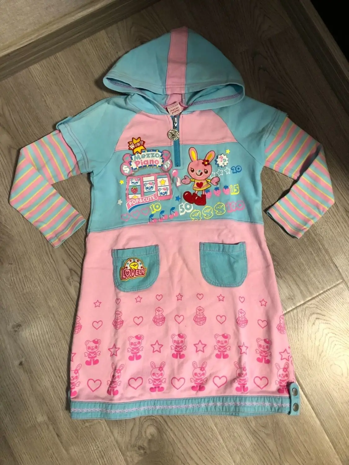 

Casual Lolita Fairy Japanese Kawaii Cuteore Camisetas Fake Two Hooded Hoodie Grunge Graphic T Shirts Ropa Mujer Y2k Top