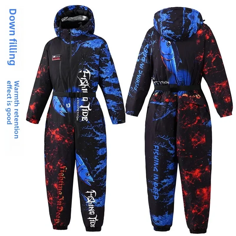 Good Winter Onesie Electric Vehicle Windshield Cold-proof and Warm-resistant Clothing Fishing and Cycling Onesie