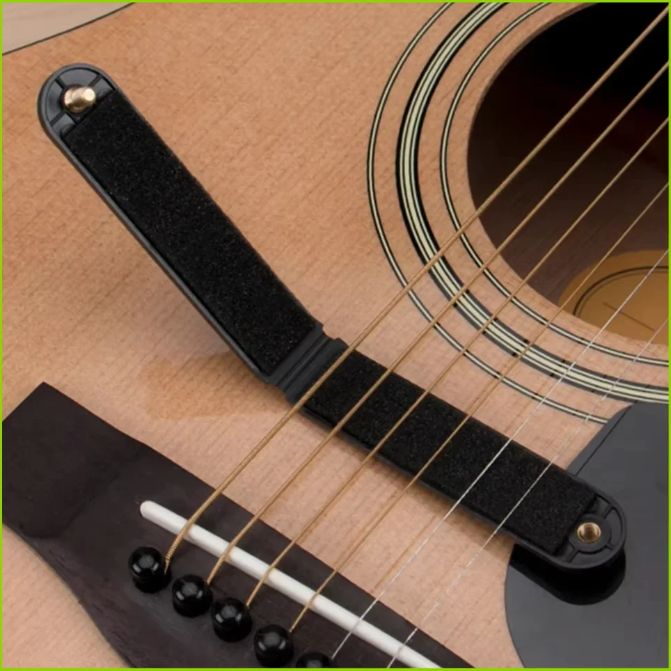 Premium Neoprene Guitar Mute | 360° Fretboard Dampening | Silent Practice Pad w/Anti-Scratch Base Plate