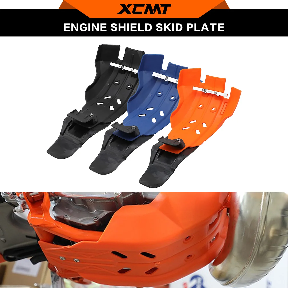 For Husqvarna TE250i TE300i FC250 TC250 FE250 TE 250 300 2019-2023 Motorcycle Engine Frame Skid Plate Guard Protector Parts