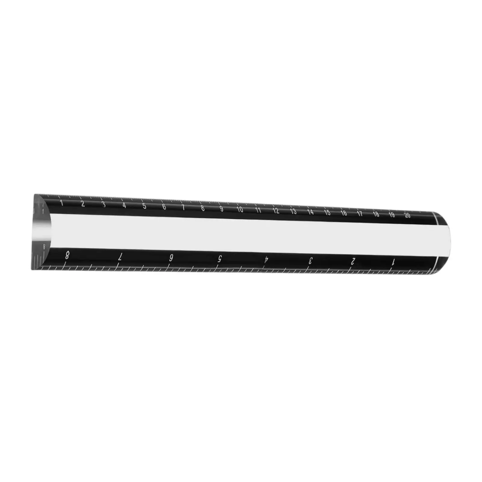 22cm Reading Ruler with 2x Magnification with Markers and Scale Portable Accessories for Maps, Magazines Desk