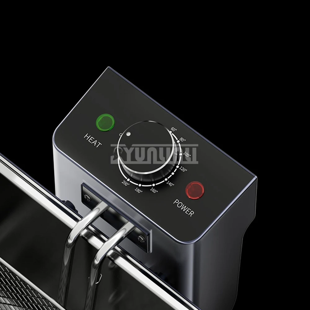 ขนาดใหญ่ความจุอัจฉริยะ Deep Fryer Commercial Electric Fryer French Fries Freidora Electrica เครื่อง Fritadeira Eletrica