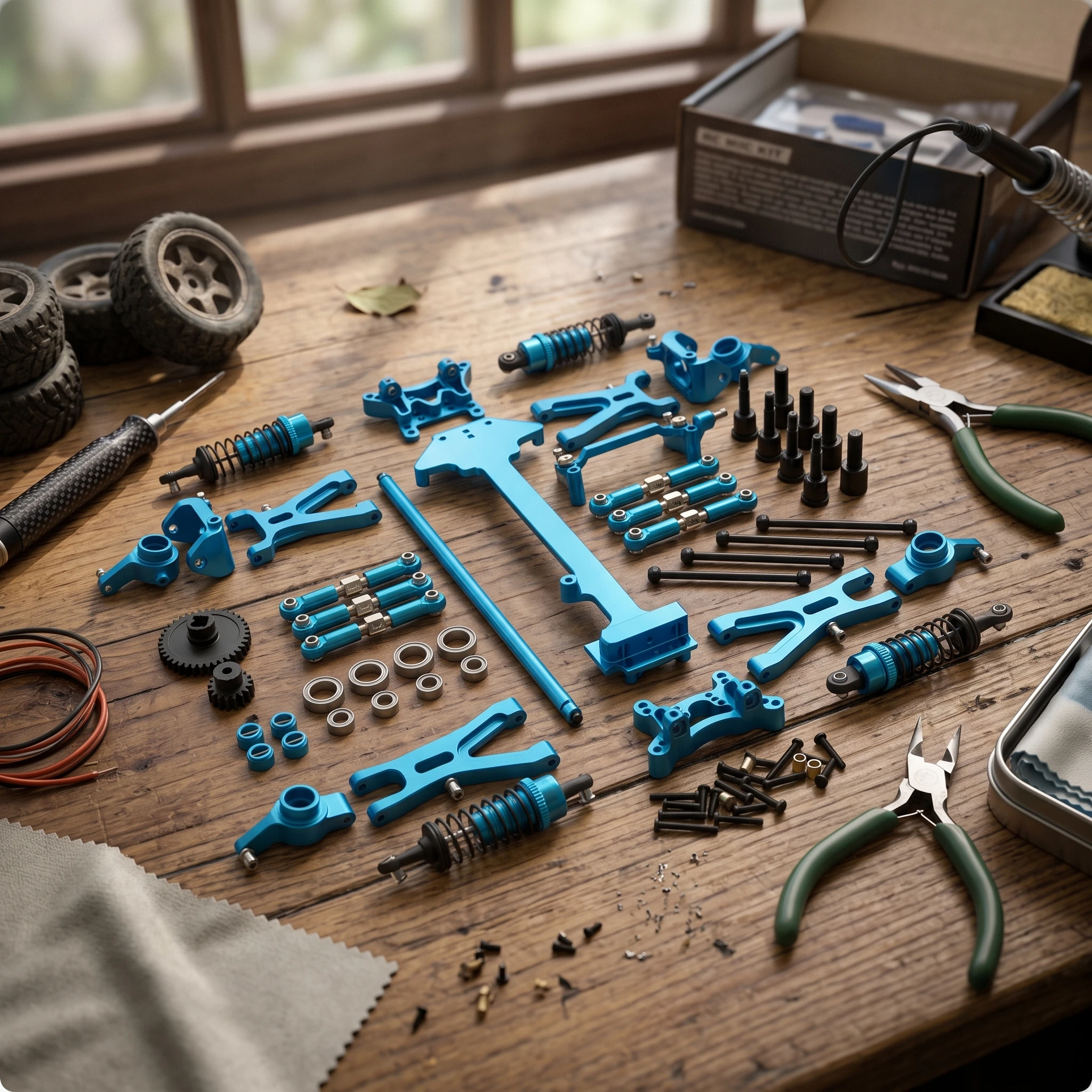 RC Car Hardware Kit 1 18 High Performance Fastener Set for Wltoys A949 A959 A969 A979 K929 a Version