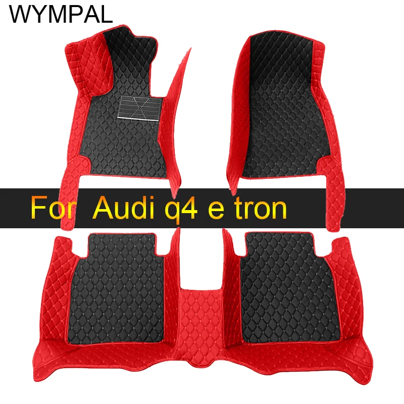 Car Floor Mats For Audi q4 e tron 2022 DropShipping Center Auto Interior Accessories Leather Carpets Rugs Foot Pads