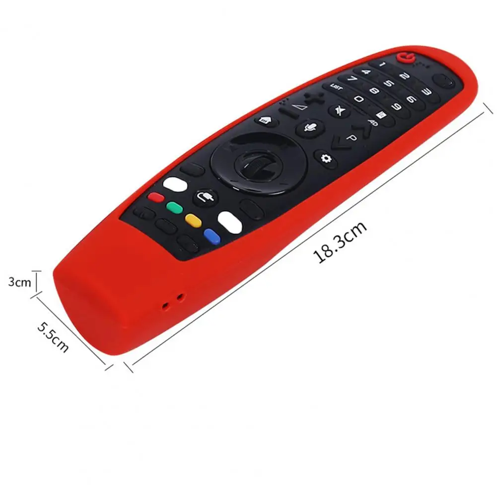 Smart TV Controller Magic Remote Control Case Anti-slip Texture Silica Gel Luminous Silicone Protective Case for LG AM-MR650A