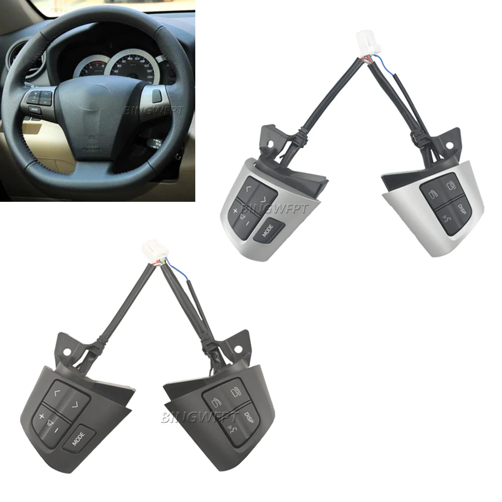 

Switch Button With Backlight For Toyota RAV4 2011-2012 2.4AT 2013 2.0AT Steering Wheel Audio Volume Music Control Button