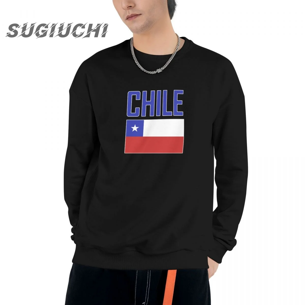

Cotton CHILE Country Flag With Letter Men Unisex Hoodie O Neck Sweatshirt Women Hip Hop Streetwear Tracksuit Clothing