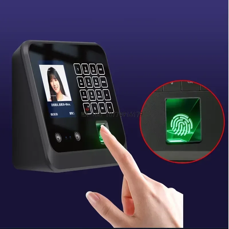 wmwmnu JINGXIN Smart Biometric Face Palm Fingerprint Wi-Fi Enabled Time Recording Attendance Access Control SystemOEM