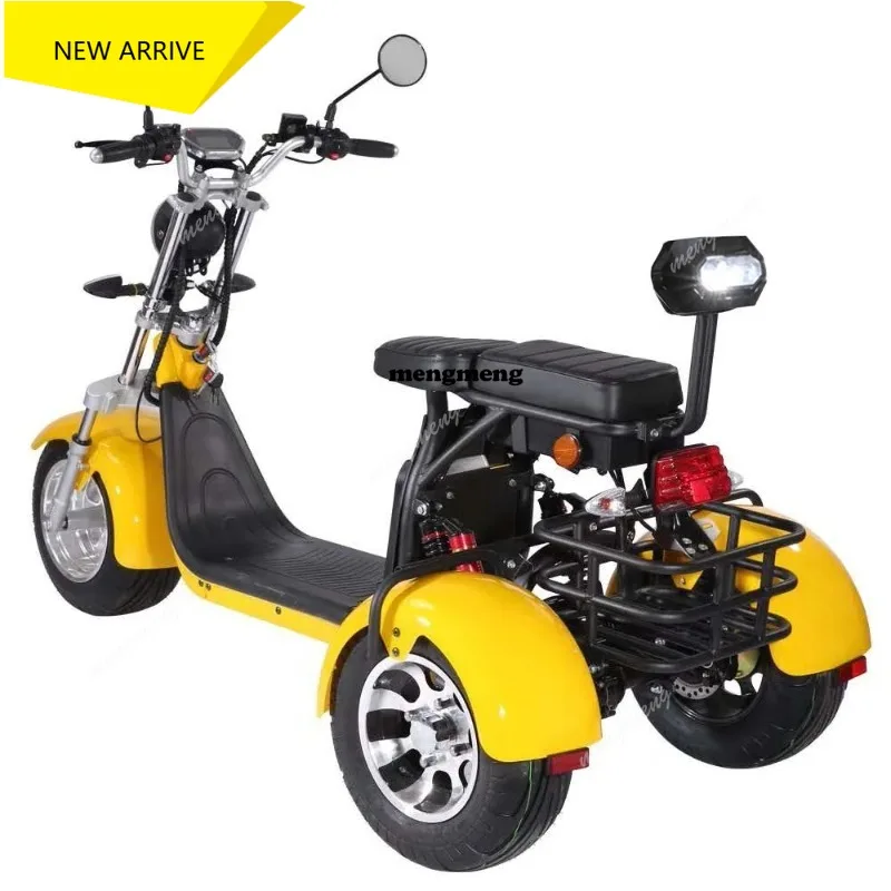 

New 3 Wheels Patinete Electrico 2000w Adult Electric Tricycle With Removable Bat