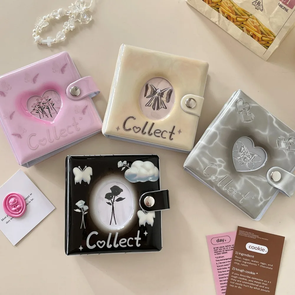 40 Pockets Mini Photo Album Cartoon Album Photo Photocard Holder Book Collect Kpop Album De Fotos Kpop Photocard Binder