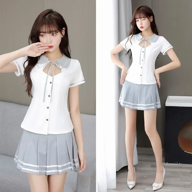 College Style Esthetic Uniforms for A Beautician Women Spa Massage Beauty Clothing Sauna Technician Foot Bath New Overalls