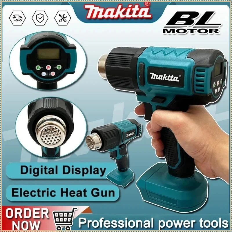 

Makita Cordless Hot Air Gun Industrial Handheld Electric Heat Gun Temperatures Adjustable Heat Gun For Makita Battery