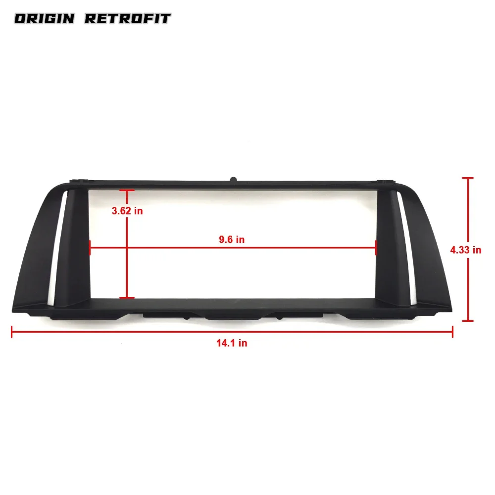 For BMW 5 Series F10 EVO ID4 Navigation Multimedia Screen Frame