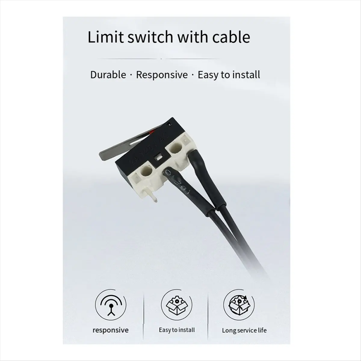 Hot Selling 3D Printer Mechanical Endstop Switch Kit with Cable for RAMPS 1.4 RepRap Micro-Type Limit Switches 2M