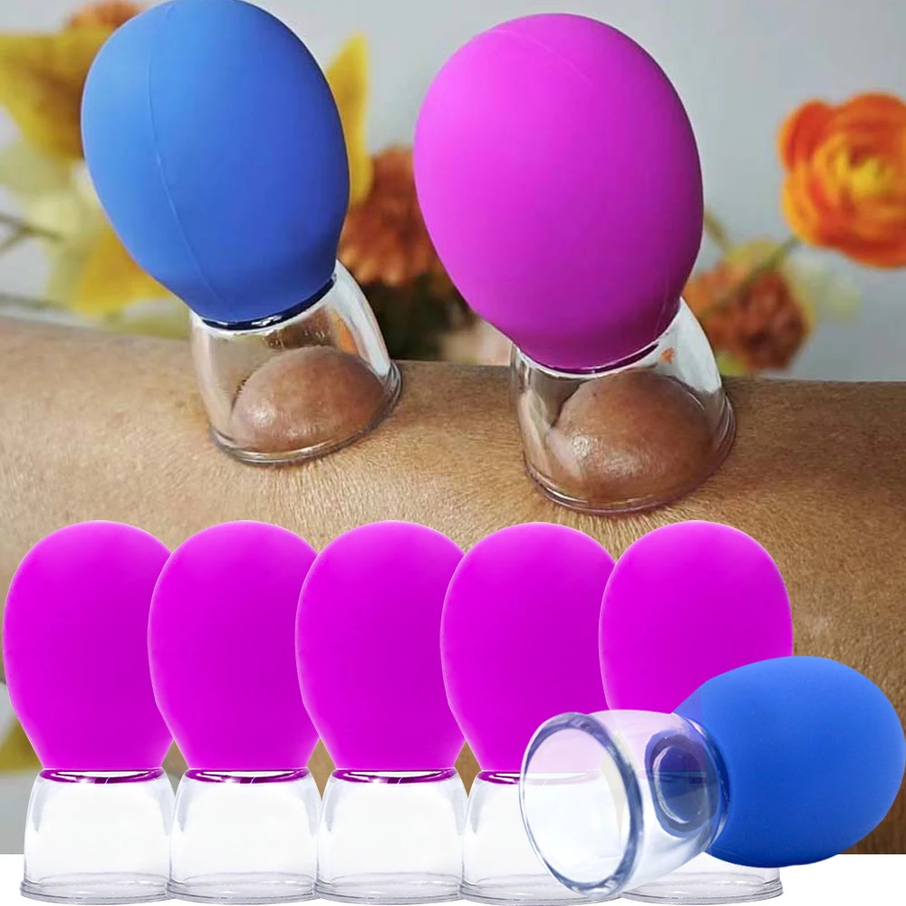 Borracha Facial Shaping Cupping Machine, Massageador Anti-Celulite, Anti-Rugas, Levantamento Da Pele, Jar Massagem, Ferramenta Facial