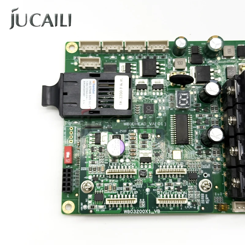 

Плата управления JUCAILI i3200 с одной головкой HD для Wellprint – W80HEAD_VA(01) – Оптоволоконная версия – Деталь для планшетного принтера