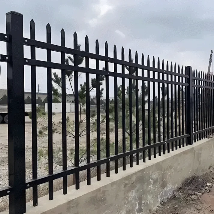 تخصيص درابزين الأزهار من الحديد الزهر - مقاومة للطقس، أنيقة لحدود الحديقة