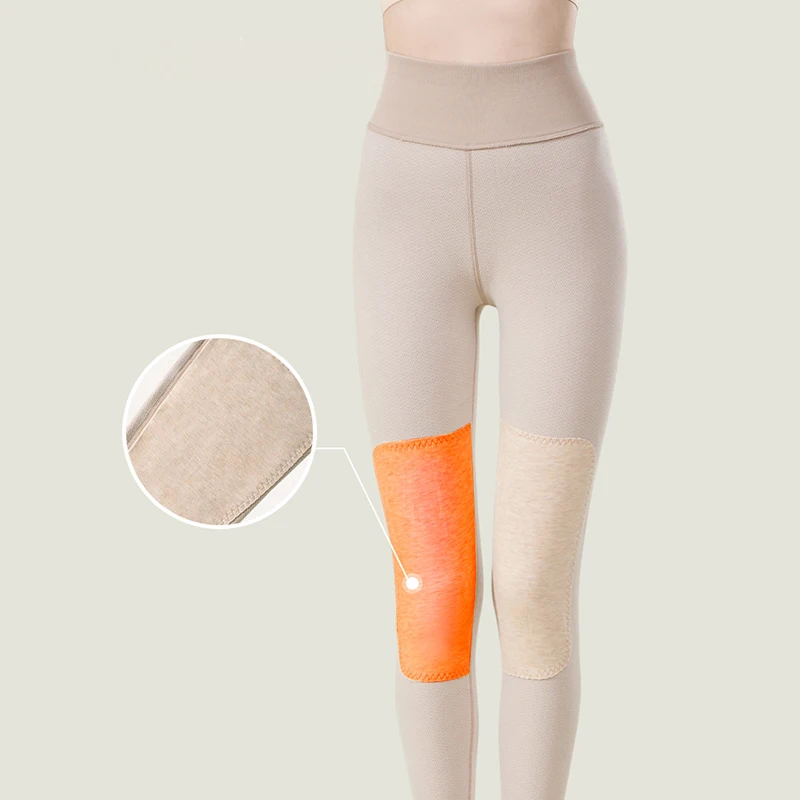 

Осенне-зимние наколенники, термолеггинсы, женские однотонные леггинсы с эластичной резинкой на талии, повседневные теплые леггинсы для женщин