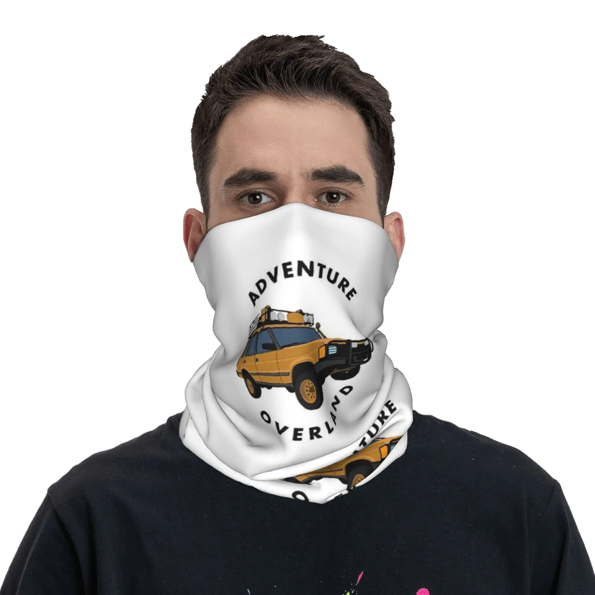 Camel Trophy Defender 110 ผ้าพันคอคอพิมพ์ Magic ผ้าพันคอ Multi-use แถบคาดศีรษะเดินป่าตกปลา Unisex ผู้ใหญ่ล้างทําความสะอาดได้