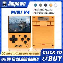 MIYOO MINI V4 consola de juegos portátil sistema Linux pantalla IPS de 2,8 pulgadas portátil Mini V2 V3 reproductor simulador de vídeo Retro regalo para niños