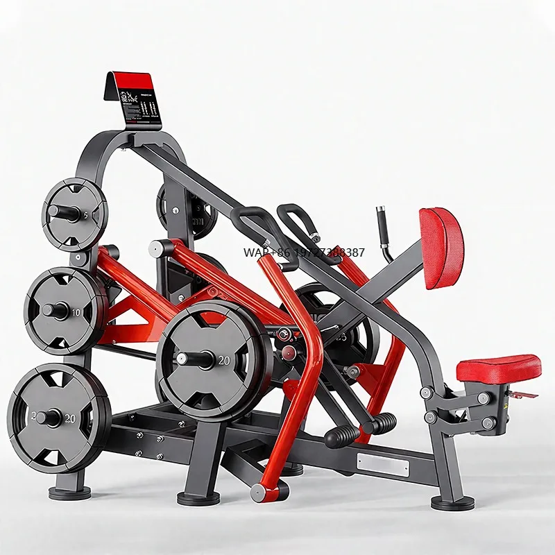 High Quality New Fitness Commercial Seated Super Rowing Machine Plate Loaded Factory Direct Sales for Bodybuilding