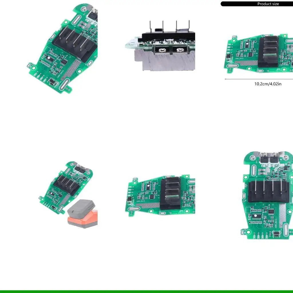 U55C Universal 18V Ion Battery Charging Circuit لوحة دائرة لتثبيت حزمة البطارية 18 فولت ملحق جزء إصلاح البطارية #1