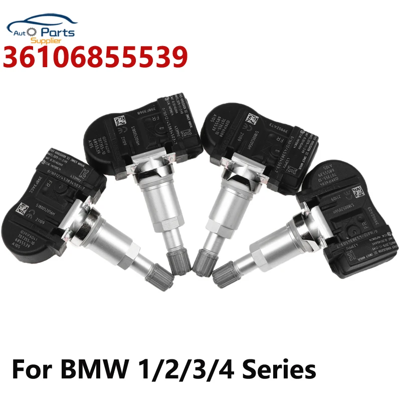 New 707355-10 36106855539 For BMW X1 X2 X5 X6 TPMS Sensors 433Mhz 70735510 707355 10 36106881890 36106856209 6855539