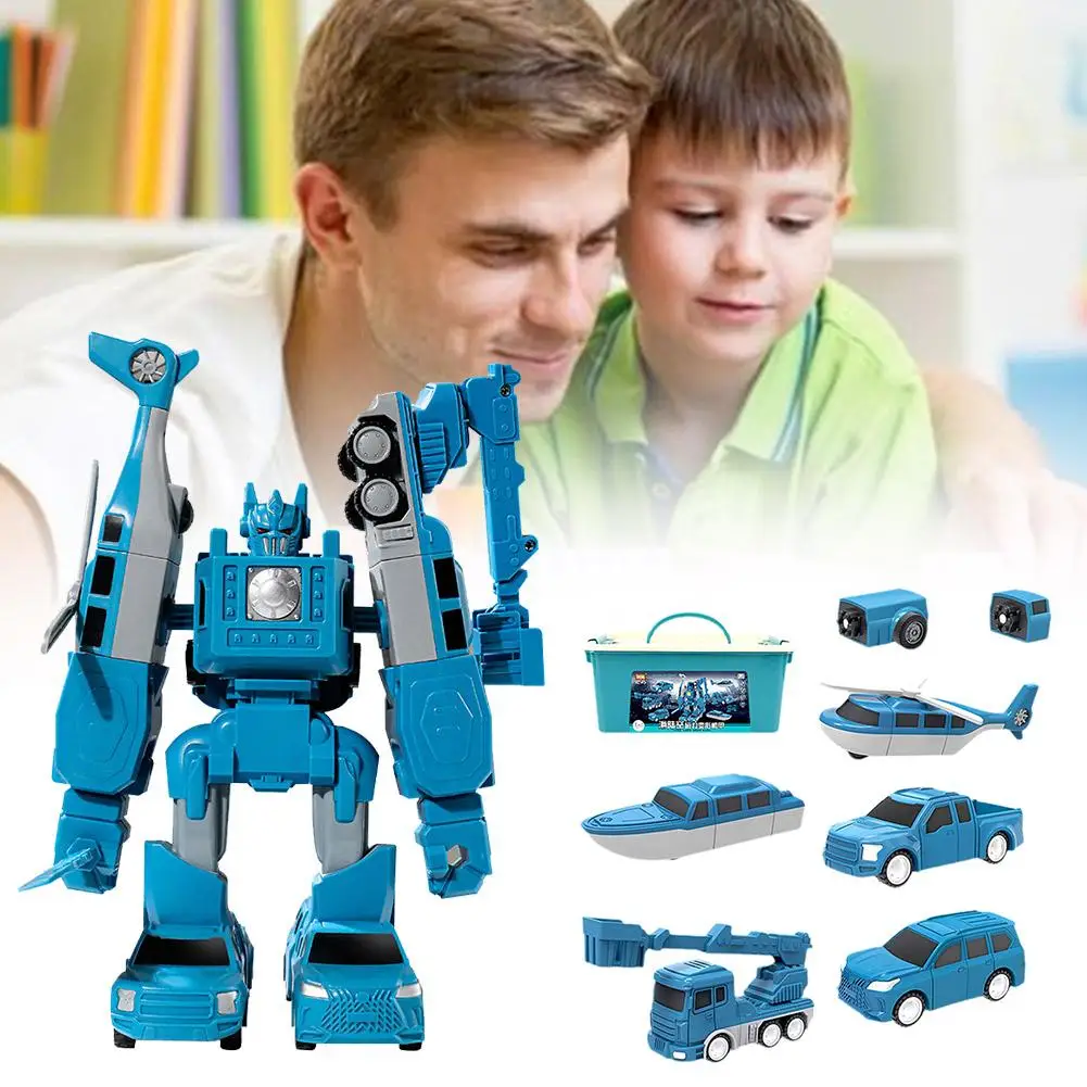 

Robot Car Toys Magnetic Diecast Slot Toy Magnetic Transform Tractor Vehicle Blocks Engineering Loader Building Excavator To Z9X6